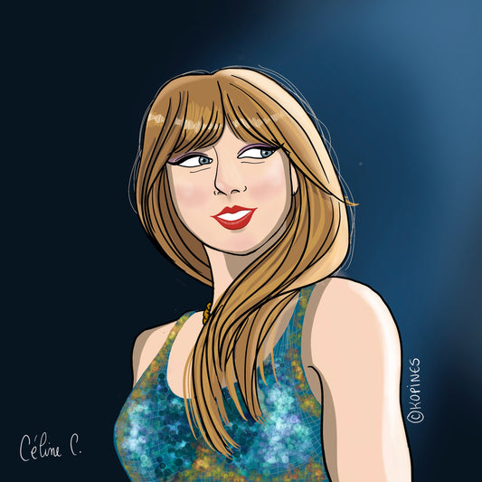 Dessin de Taylor Swift