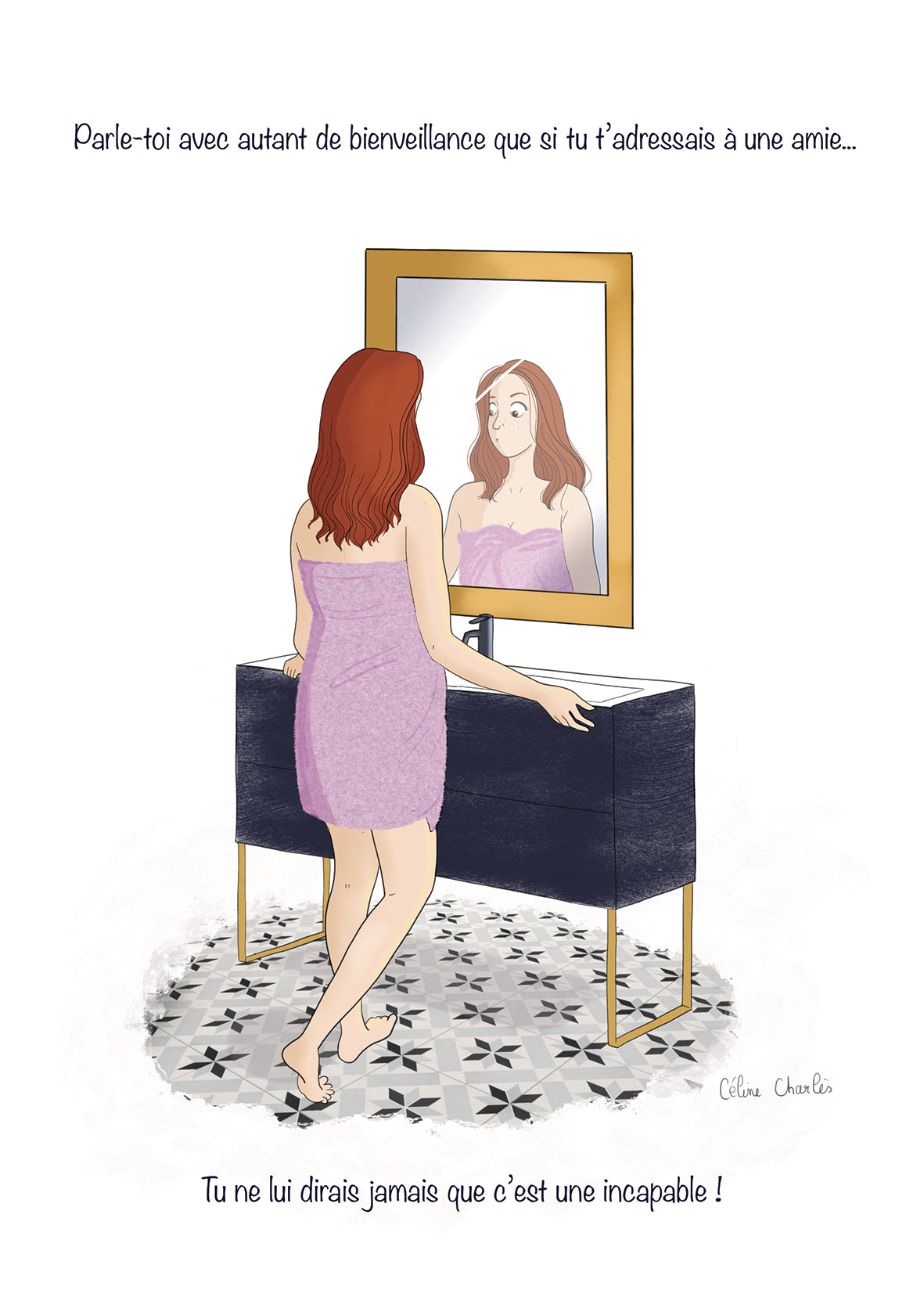 Parle-toi avec bienveillance – Illustration à télécharger et imprimer