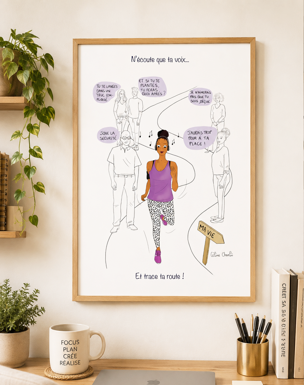 N'écoute que ta voix – Illustration à télécharger et imprimer